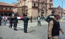 Le salut au drapeau a cuzco